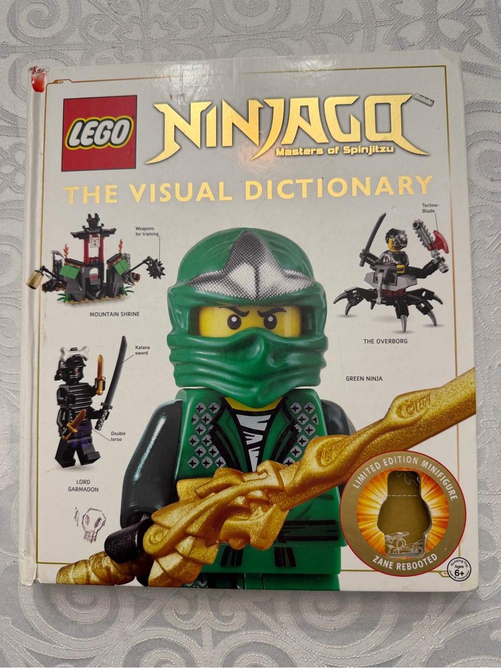 Lego Ninjago Visual Dictionary Hard Cover Educational Information Children Book
